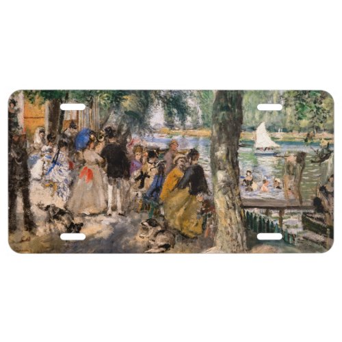 Pierre_Auguste Renoir _ Bathing on the Seine License Plate