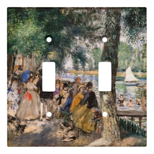 Pierre_Auguste Renoir _ Bathing on the Seine Light Switch Cover