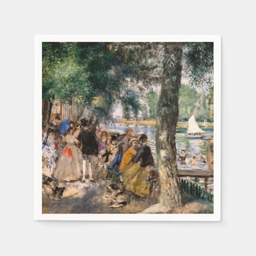Pierre_Auguste Renoir _ Bathing on the Seine Napkins