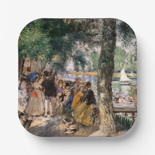 Pierre_Auguste Renoir _ Bathing on the Seine Paper Plates