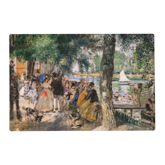 Pierre-Auguste Renoir - Bathing on the Seine Placemat (Front)