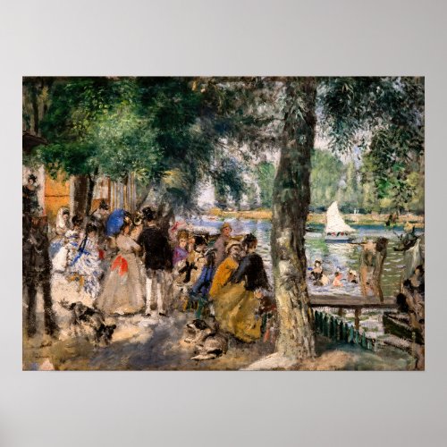 Pierre_Auguste Renoir _ Bathing on the Seine Poster