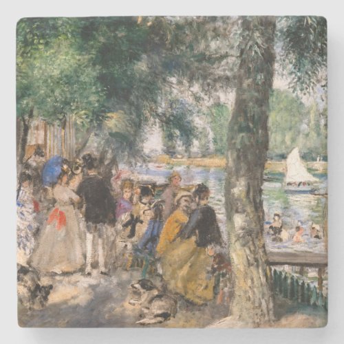 Pierre_Auguste Renoir _ Bathing on the Seine Stone Coaster