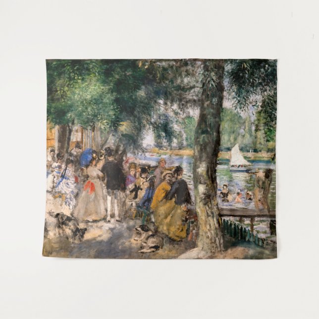 Pierre-Auguste Renoir - Bathing on the Seine Tapestry (Front (Horizontal))