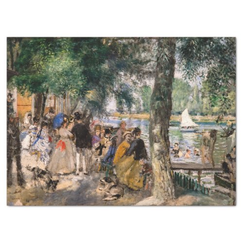 Pierre_Auguste Renoir _ Bathing on the Seine Tissue Paper