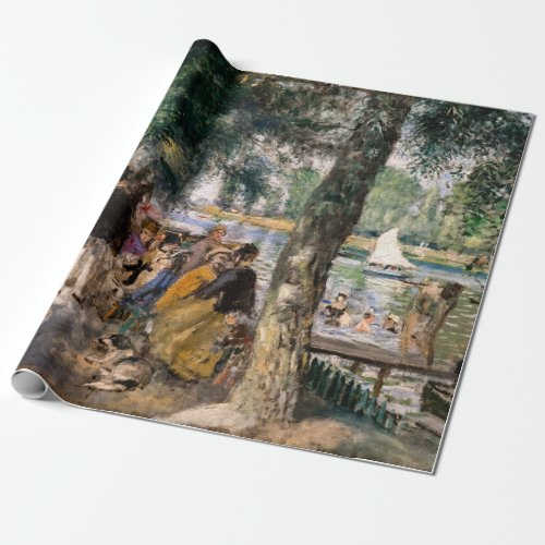 Pierre_Auguste Renoir _ Bathing on the Seine Wrapping Paper