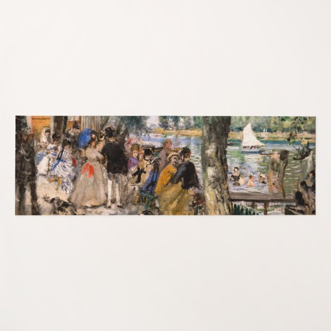 Pierre-Auguste Renoir - Bathing on the Seine Yoga Mat (Front (Horizontal))