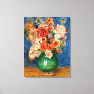 Pierre-Auguste Renoir - Bouquet Canvas Print