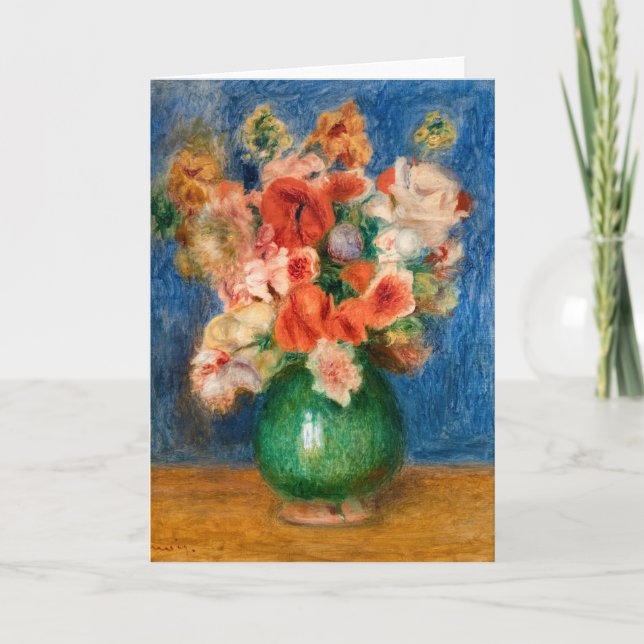 Pierre-Auguste Renoir - Bouquet Card (Front)
