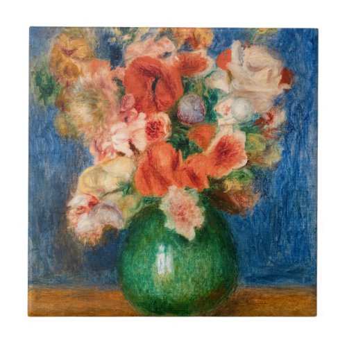 Pierre_Auguste Renoir _ Bouquet Ceramic Tile