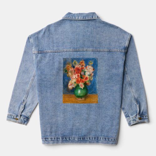 Pierre_Auguste Renoir _ Bouquet Denim Jacket