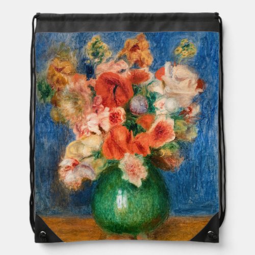 Pierre_Auguste Renoir _ Bouquet Drawstring Bag