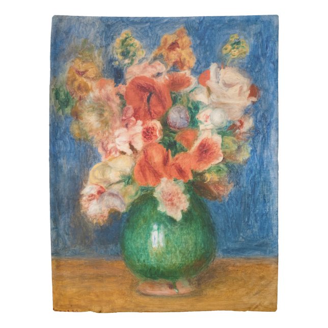 Pierre-Auguste Renoir - Bouquet Duvet Cover (Front)