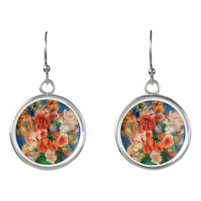 Pierre-Auguste Renoir - Bouquet Earrings (Front)