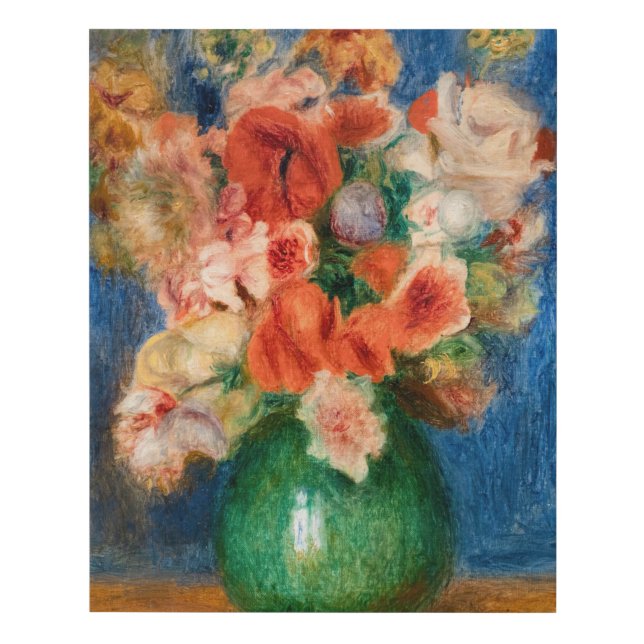 Pierre-Auguste Renoir - Bouquet Faux Canvas Print (Front)