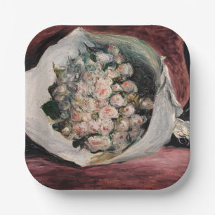 Pierre-Auguste Renoir - Bouquet in a Box Paper Plates
