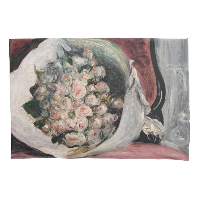 Pierre-Auguste Renoir - Bouquet in a Box Pillow Case (Front)