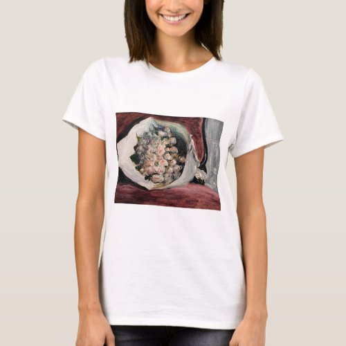 Pierre_Auguste Renoir _ Bouquet in a Box T_Shirt