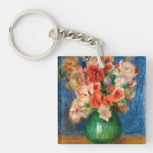 Pierre_Auguste Renoir _ Bouquet Keychain