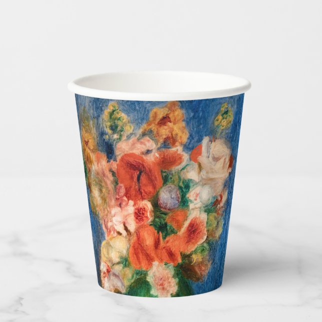 Pierre-Auguste Renoir - Bouquet Paper Cups (Front)