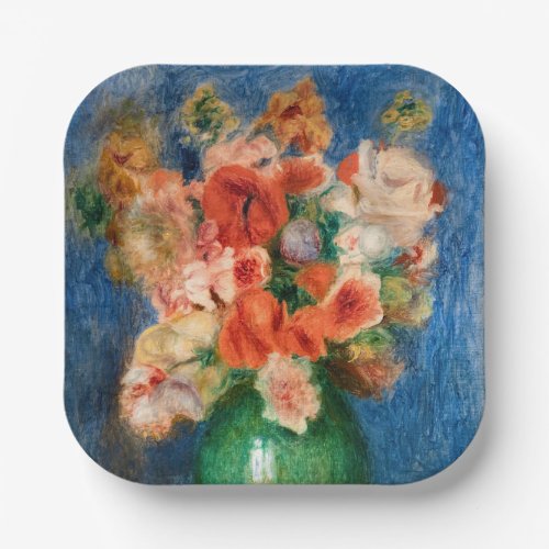 Pierre_Auguste Renoir _ Bouquet Paper Plates