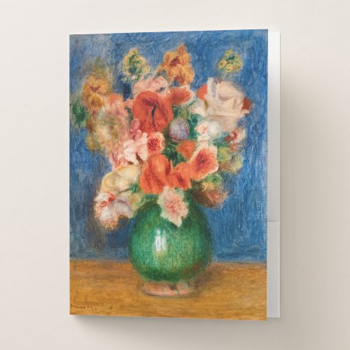 Pierre_Auguste Renoir _ Bouquet Pocket Folder