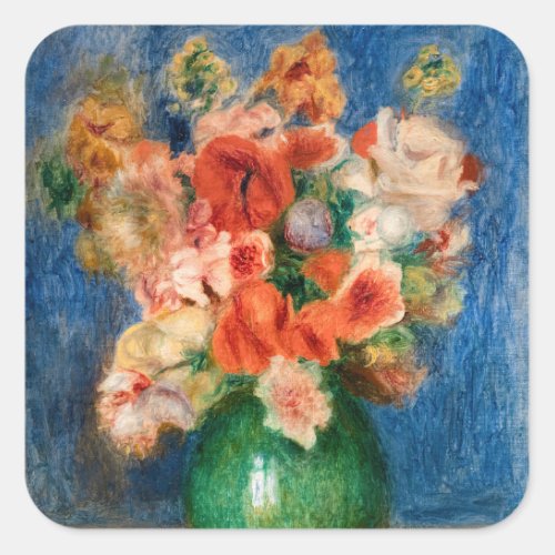 Pierre_Auguste Renoir _ Bouquet Square Sticker