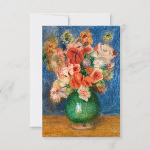 Pierre_Auguste Renoir _ Bouquet Thank You Card