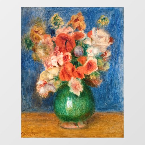 Pierre_Auguste Renoir _ Bouquet Window Cling