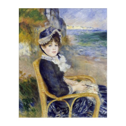 Pierre_Auguste Renoir _ By the Seashore Acrylic Print