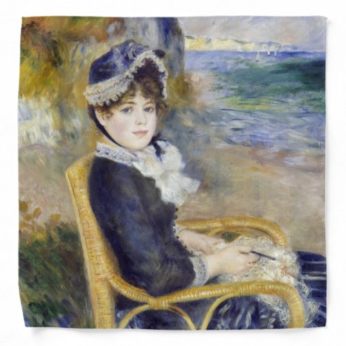 Pierre_Auguste Renoir _ By the Seashore Bandana
