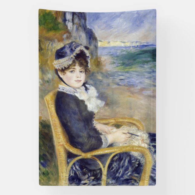 Pierre-Auguste Renoir - By the Seashore Banner (Vertical)