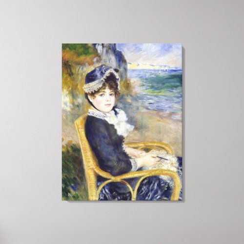 Pierre_Auguste Renoir _ By the Seashore Canvas Print