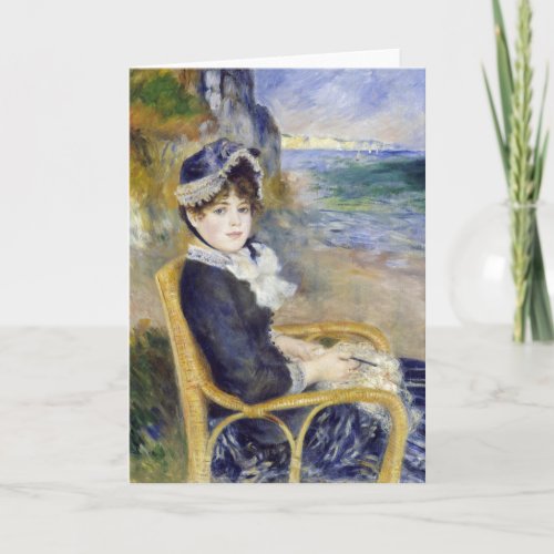 Pierre_Auguste Renoir _ By the Seashore Card