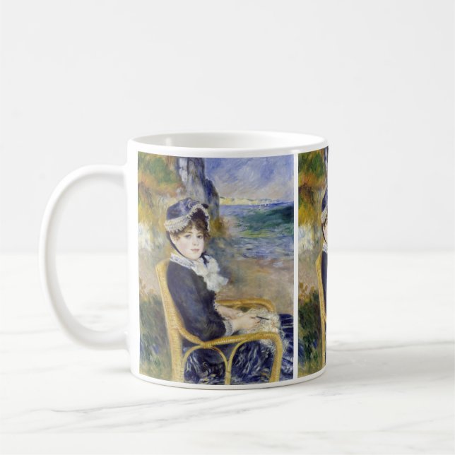 Pierre-Auguste Renoir - By the Seashore Coffee Mug (Left)