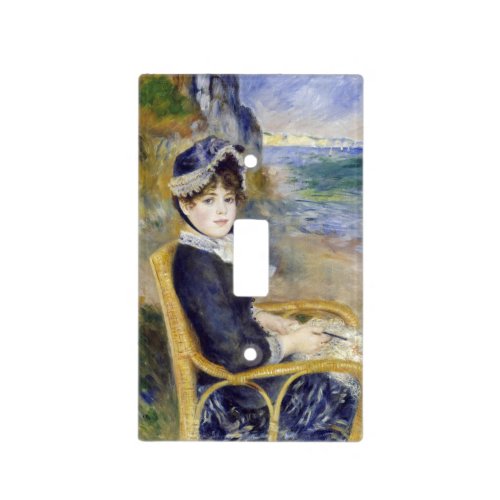 Pierre_Auguste Renoir _ By the Seashore Light Switch Cover