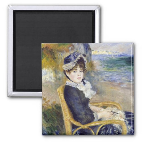 Pierre_Auguste Renoir _ By the Seashore Magnet