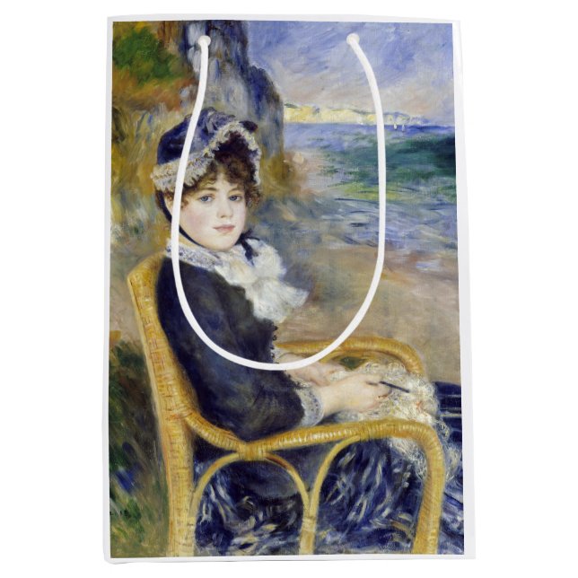 Pierre-Auguste Renoir - By the Seashore Medium Gift Bag (Front)