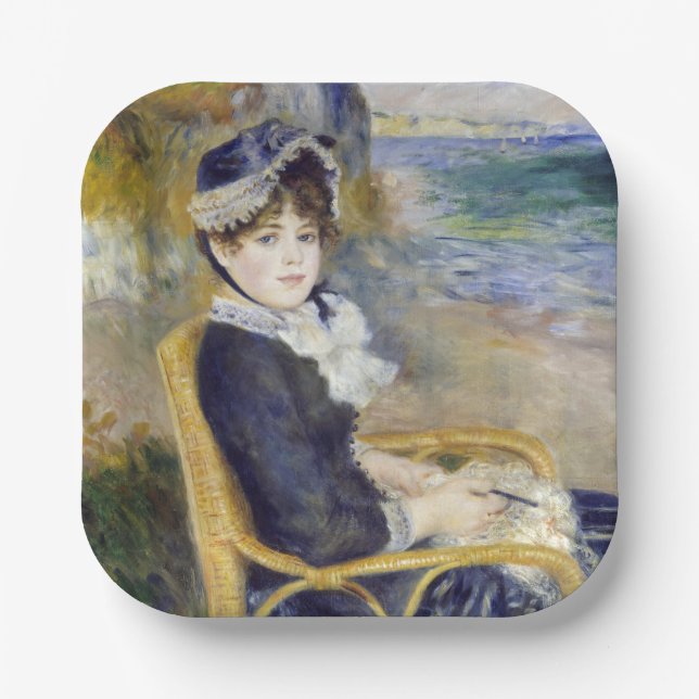 Pierre-Auguste Renoir - By the Seashore Paper Plates (Front)