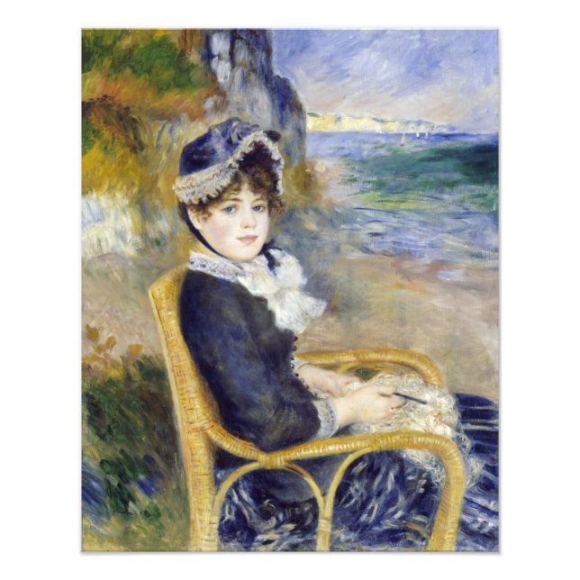 Pierre-Auguste Renoir - By the Seashore Photo Print (Front)
