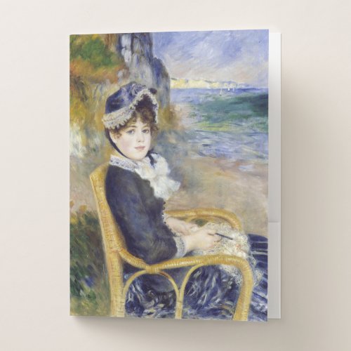 Pierre_Auguste Renoir _ By the Seashore Pocket Folder