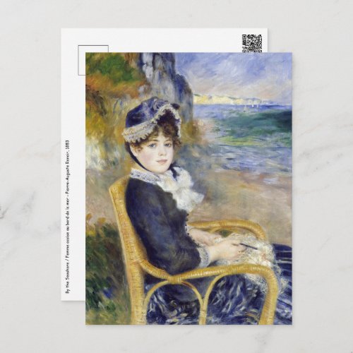 Pierre_Auguste Renoir _ By the Seashore Postcard