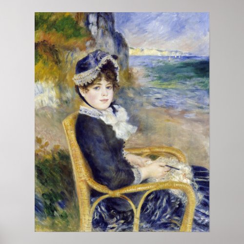 Pierre_Auguste Renoir _ By the Seashore Poster