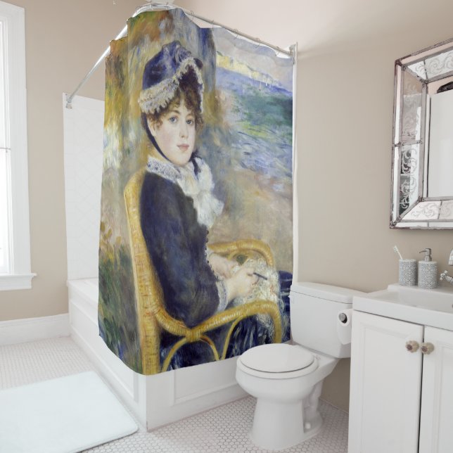Pierre-Auguste Renoir - By the Seashore Shower Curtain (In Situ)
