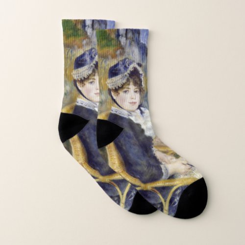 Pierre_Auguste Renoir _ By the Seashore Socks