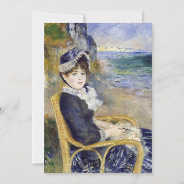 Pierre-Auguste Renoir - By the Seashore Thank You Card (Front)