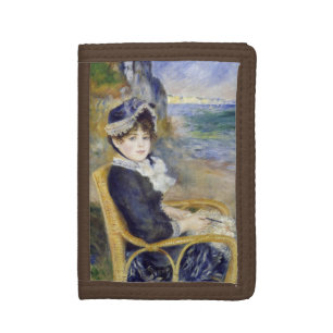Pierre-Auguste Renoir - By the Seashore Trifold Wallet