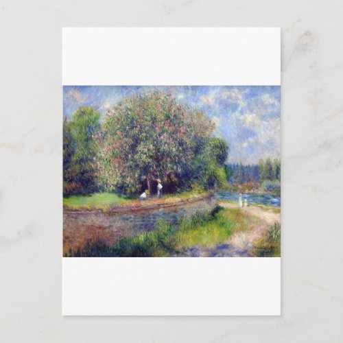 Pierre_Auguste Renoir Chestnut Tree Postcard