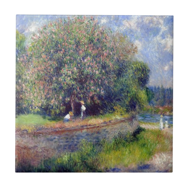Pierre-Auguste Renoir Chestnut Tree Tile (Front)