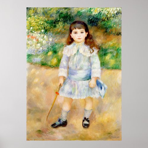 Pierre_Auguste Renoir _ Child with a whip Poster